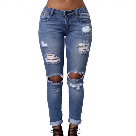 Pantalon Jeans Rasgados